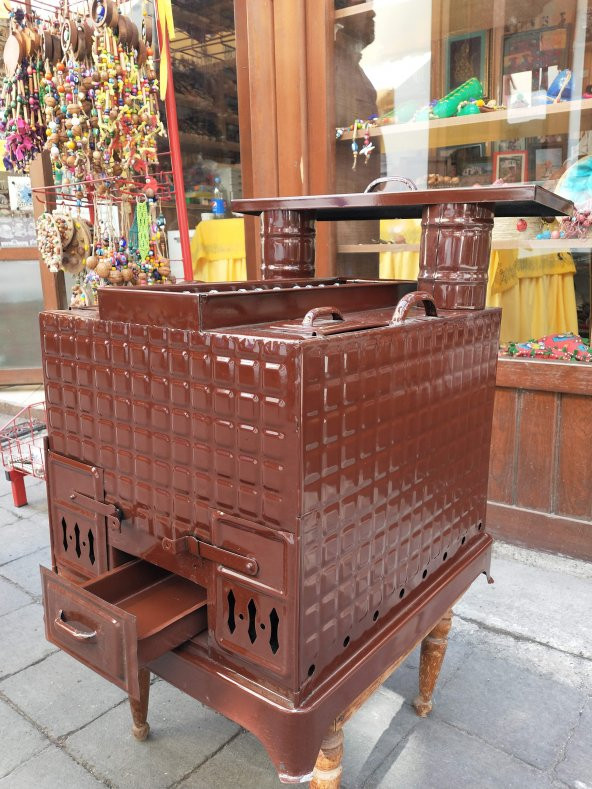 TOKAT KEBABI OCAĞI (FIRINLANMIŞ EMAYE - 20 ADET ŞİŞ) - 4