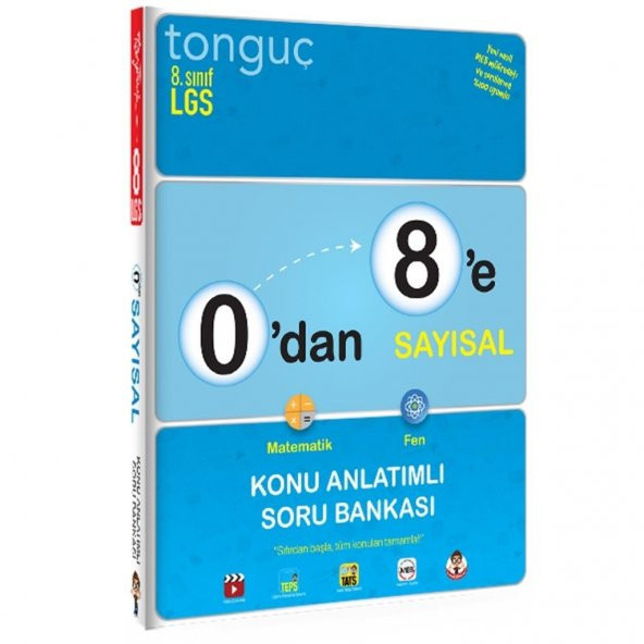 Tonguç Akademi 0 dan 8 Sayısal Sözel Konu Soru Set 2021 - 3