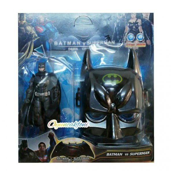 Batman Oyuncak Maske ve Işıklı Figür Seti Batman Justice League