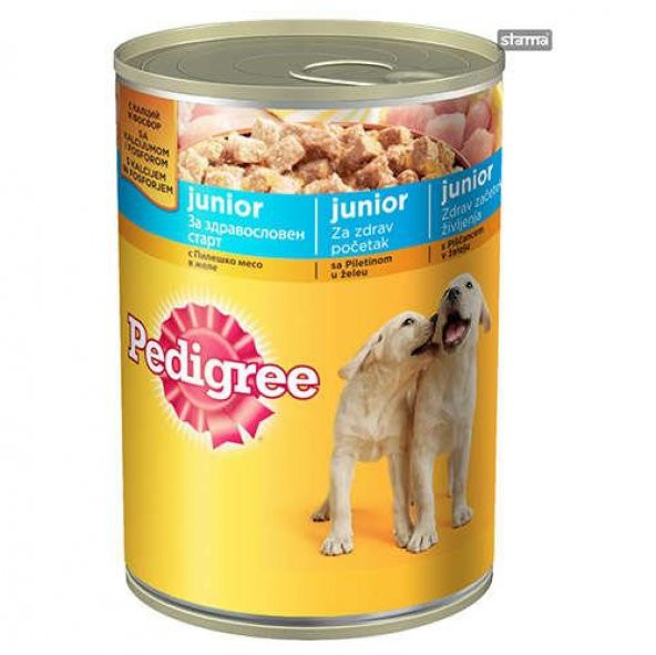 Pedigree Tavuklu Yavru Köpek Konservesi 400gr