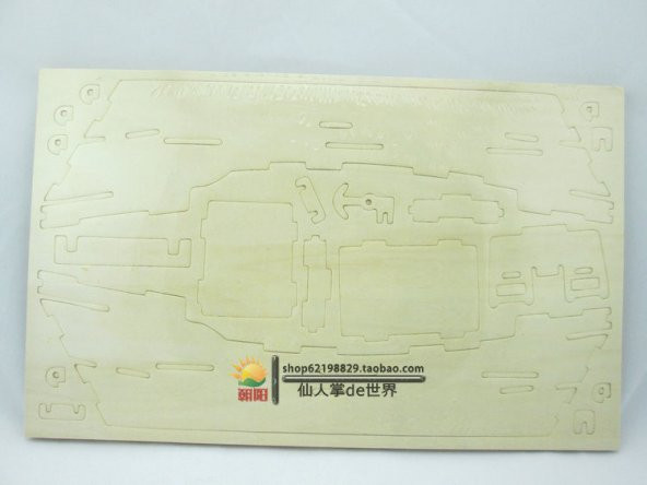 Ahşap Çiftlik Evi Ranch House Maket Puzzle Woodcraft Construction - 6