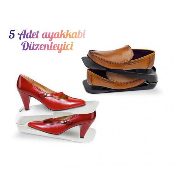 5 Çift Ayakkabı Düzenleyici Ayakkabı Rampası Ayakkabılık