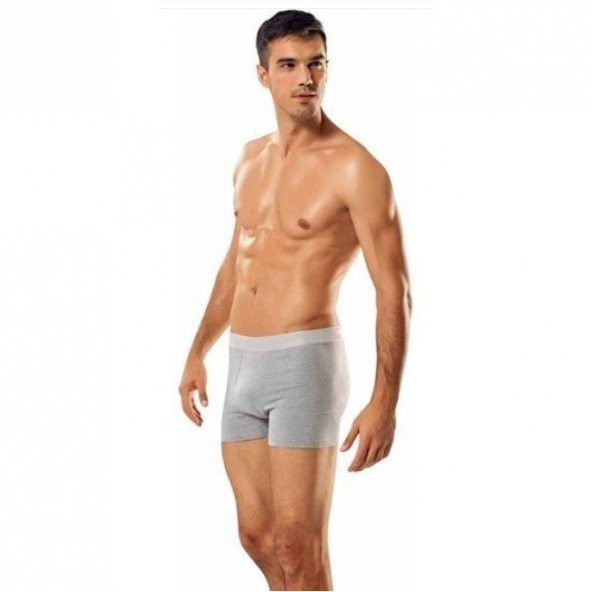 Tutku 6 Adet Erkek Likralı Pamuklu Vücuda Yapışan Elastan Boxer