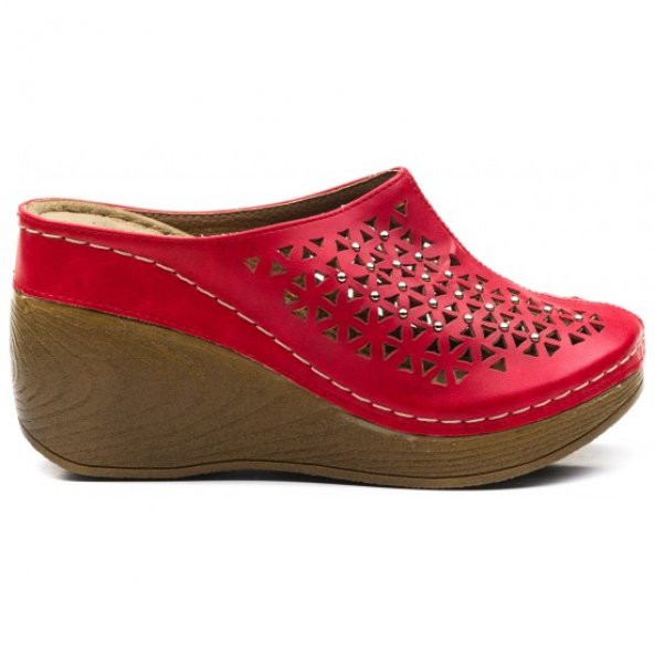 Carlaverde Yüksek Taban Kadın Terlik 9102 - 5