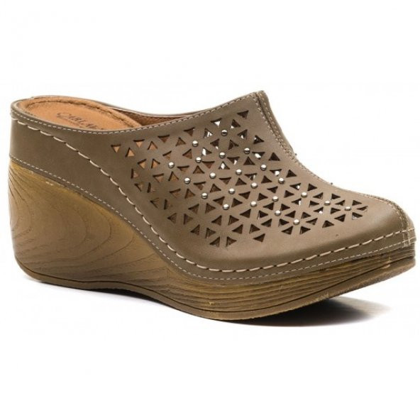 Carlaverde Yüksek Taban Kadın Terlik 9102 - 6