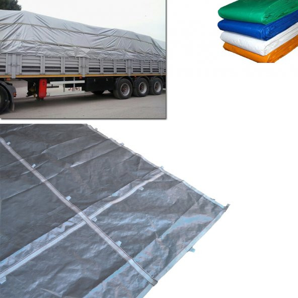 35 - 9 IVECO PVC Su Geçirmez Kamyon Kamyonet Çadırı Çift Kuşaklı 4x6
