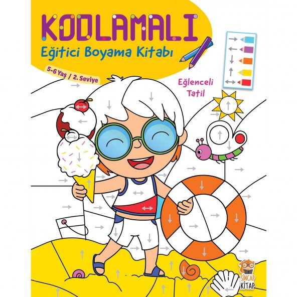 Kodlamalı Eğitici Boyama Seti (4 Kitap) - 2