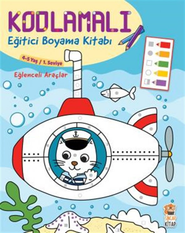 Kodlamalı Eğitici Boyama Seti (4 Kitap) - 3