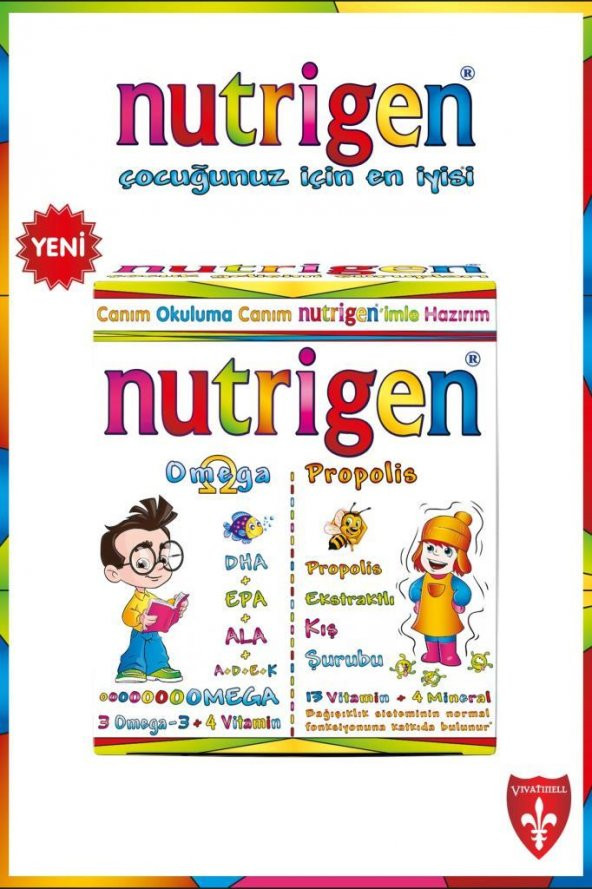 Nutrigen Omega + Propolis Kofre İndirimli Okula Dönüş Paketi