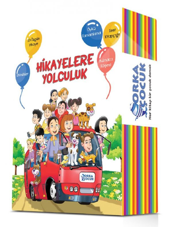 Orka 2. ve 3. Sınıf Hikayelere Yolculuk Seti 10 Kitap