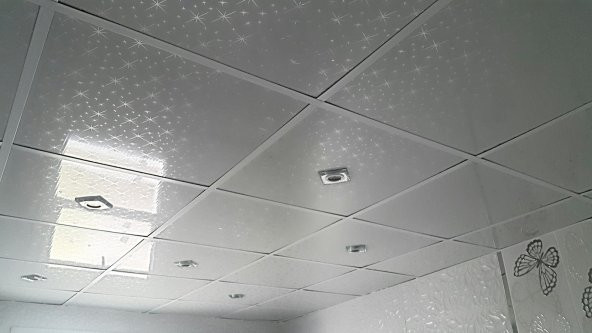 Evim PVC Asma Tavan Paneli Silver Star TR17-3 - 2