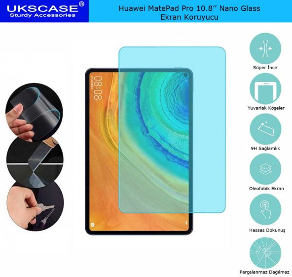 Huawei MatePad Pro 10.8'' nano Glass Ekran Koruyucu