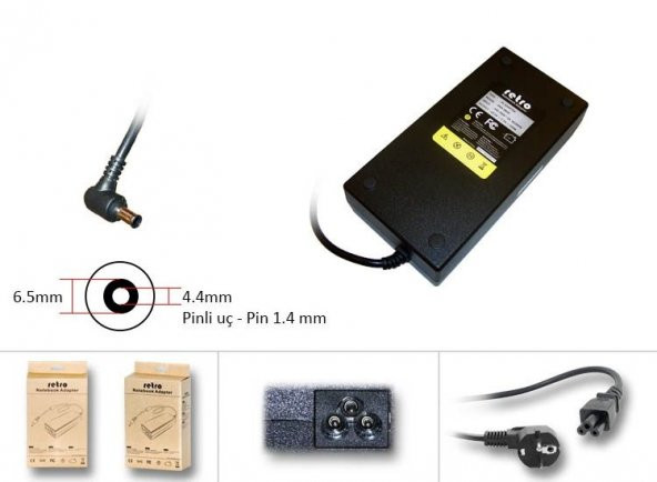 RETRO Sony 19.5V 7.7A 150W VGP-AC19V54 Notebook Adaptör RNA-SN09 - 6