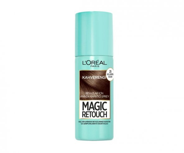 LOréal Paris Magic Retouch Beyaz Dipleri Kapatıcı Sprey 75 Ml - Kahverengi