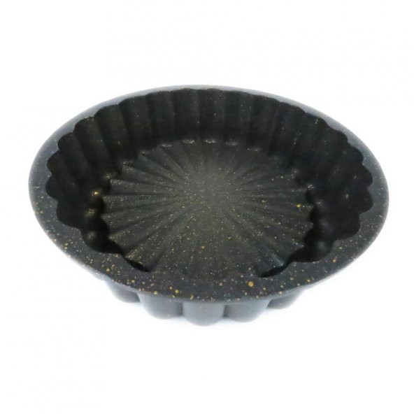 KEK TART KALIBI DİLİMLİ DÖKÜM GRANİT 26CM SİYAH - 5