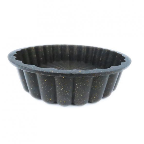 KEK TART KALIBI DİLİMLİ DÖKÜM GRANİT 26CM SİYAH - 6