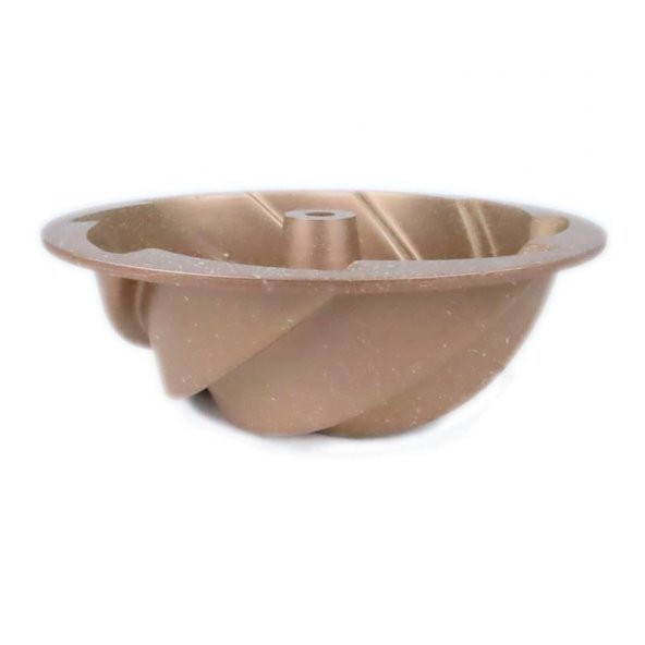 KEK KALIBI RÜZGAR GÜLÜ DÖKÜM GRANİT 26CM ALTIN - 2