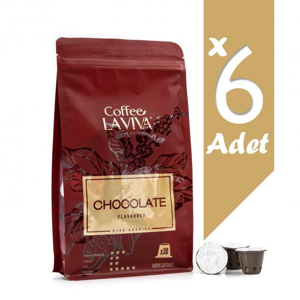 Coffe La Viva Chocolate Çikolata Aromalı Kapsül Kahve 180*5,3 Gr