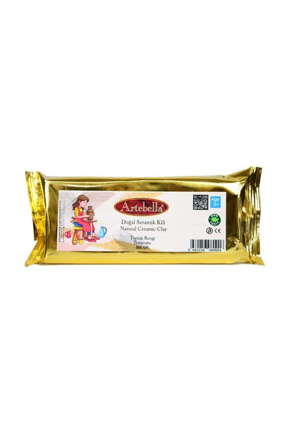 Artebella Doğal Seramik Kili Toprak Rengi 500 gr - 2