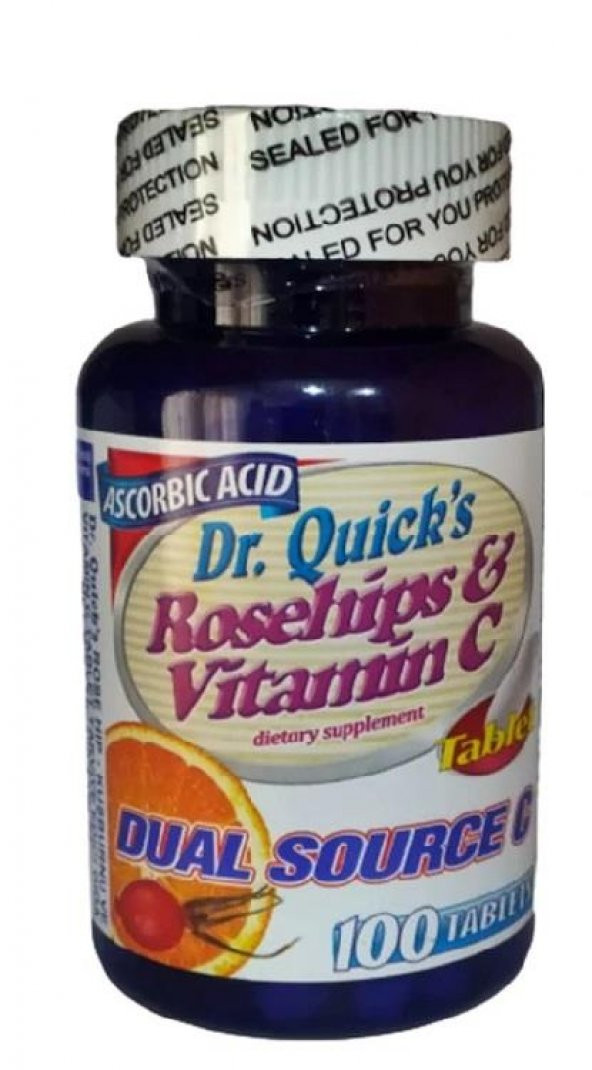 Dr.Quicks Rosehips ve Vitamin C 100 Tablet