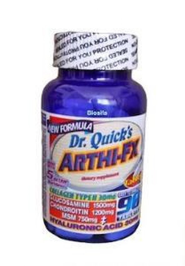 Dr. Quick´s Arthi-Fx Glucosamine Chondroitin Msm Hyaluronic acid 90 Tablet