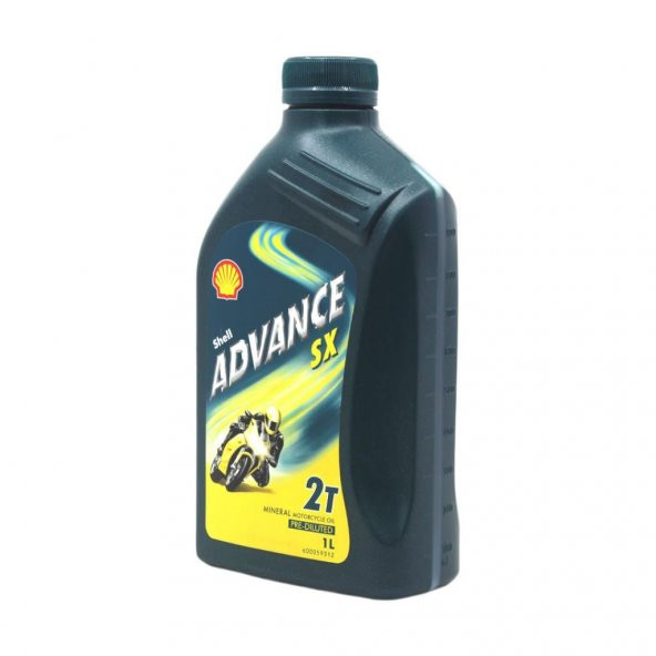 Shell Advance SX 2T 1 Lt 2 Zamanlı Mineral Motosiklet Yağı - 3