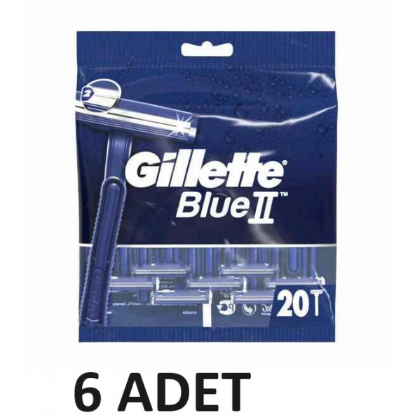 Gillette Blue 2 Maximum Tıraş Bıçağı  6 ADET