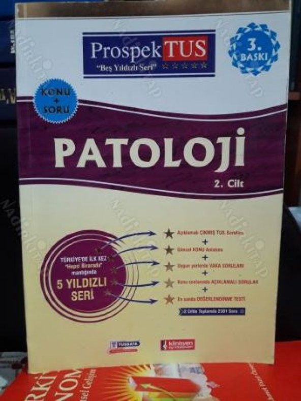 PATALOJİ  2. CİLT  2.EL