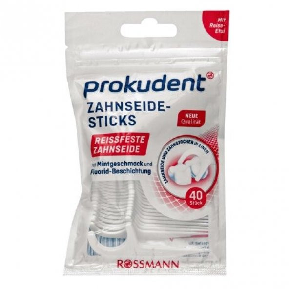 Prokudent Diş İpi (Mumlu) ve Kürdan - 40 Adet - 1