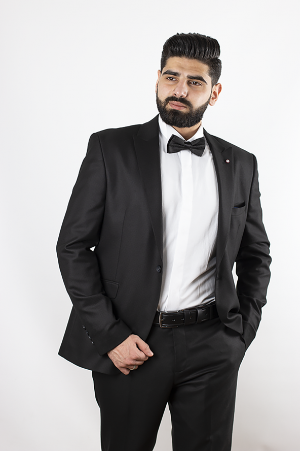 Ramires Erkek Slim Fit Damat Takım Elbise - 3