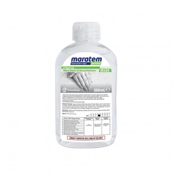 Eczacıbaşı Maratem M105 Alkol Bazlı El Dezenfektanı - 250 mL - 2