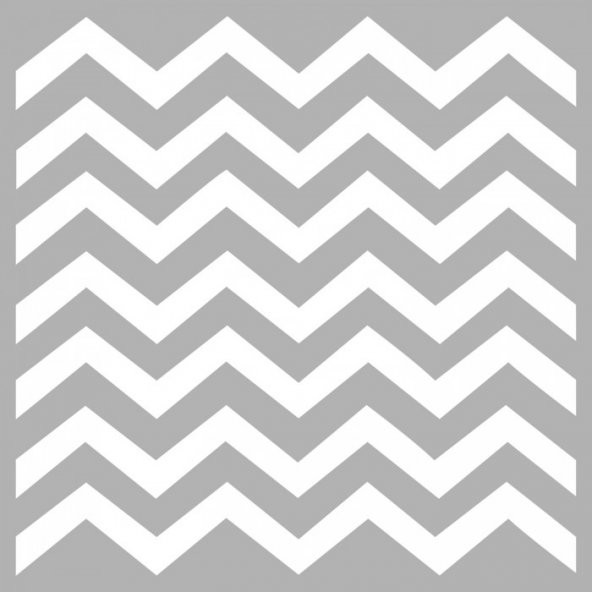 Geometrik Desen -5 Stencil Tasarımı 30 x 30 cm - 2