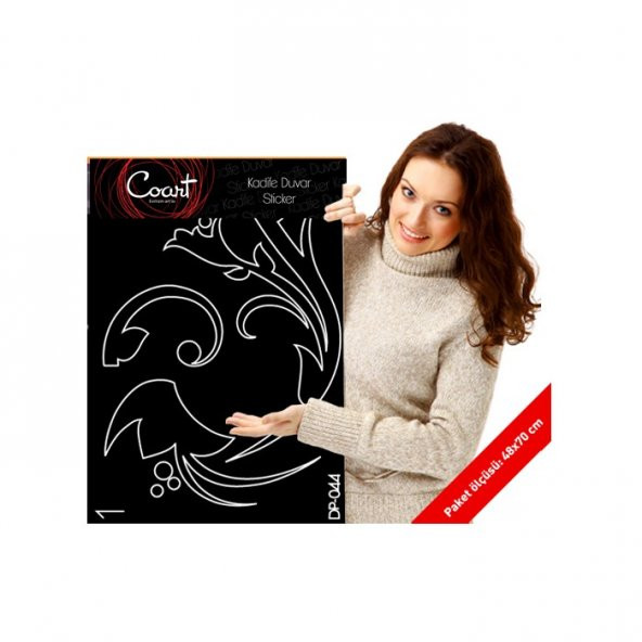 Daima Kadife Duvar Sticker 74X117 Cm - 2