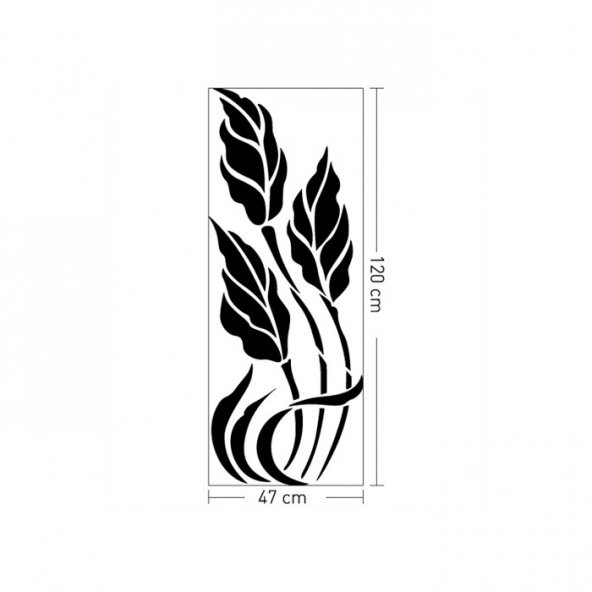 Ritual Kadife Duvar Sticker 47X120 Cm - 3