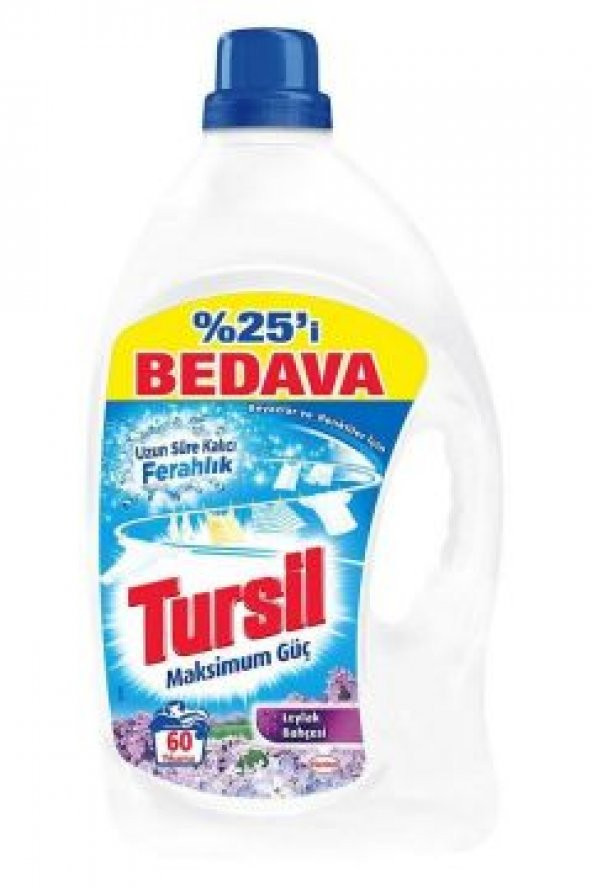 Tursil Jel Çamaşır Deterjanı Leylak Bahçesi 60 Yıkama