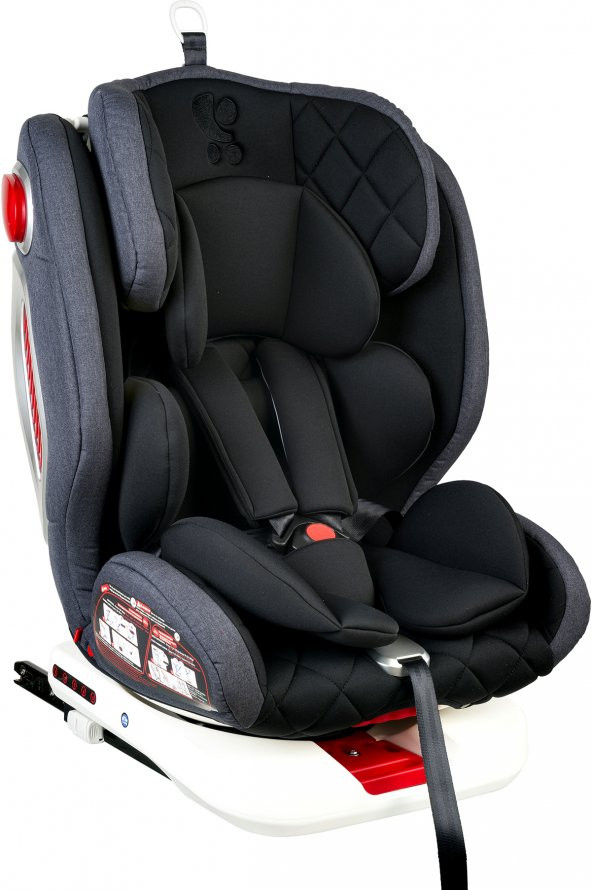 Lorelli Roto 360' Dönebilen İsofix'li 0-36 Kg 9 Ay-12 Yaş Bebek Çocuk Oto Koltuğu - 12