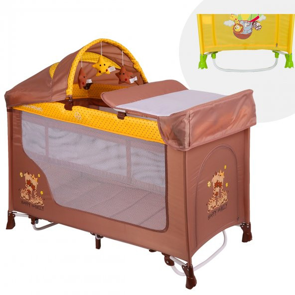 Lorelli Sanremo 60x120 Bebek Park Yatak Beşik - 4