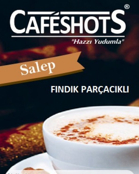 CAFESHOTS PREMİUM SALEP FINDIK PARCALI 1000GR