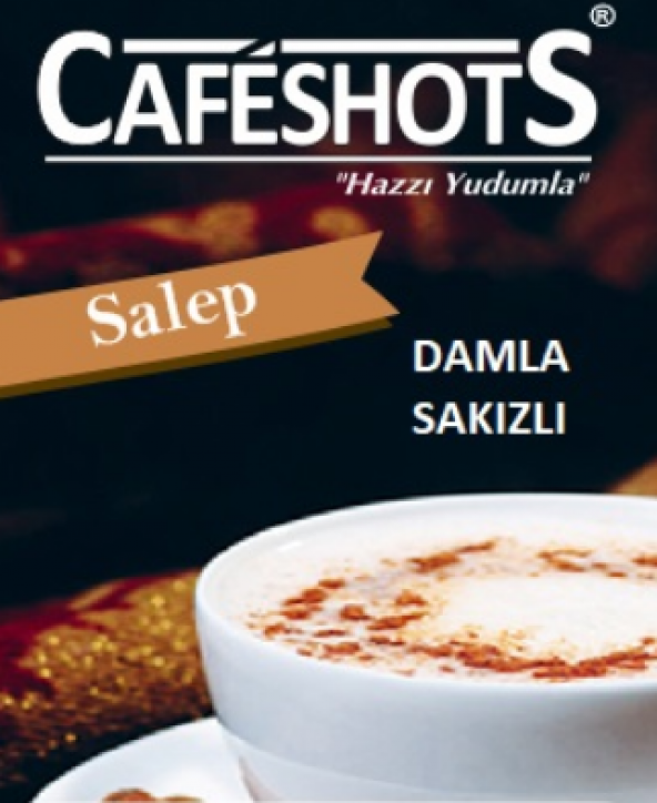 CAFESHOTS PREMİUM SALEP DAMLA SAKIZLI 1000 GR