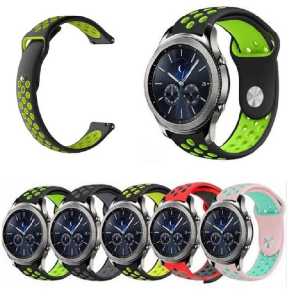 Samsung Galaxy Watch 3 45mm TME Spor Silikon Kordon Kayış