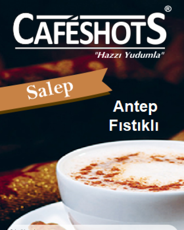CAFESHOTS PREMİUM SALEP ANTEP FISTIK 1000GR