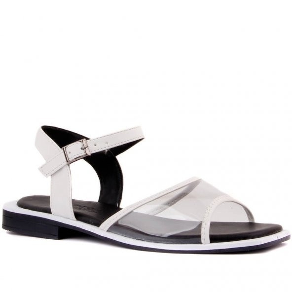 Moxee - Siyah Renk Kadın Şeffaf Sandalet - 7