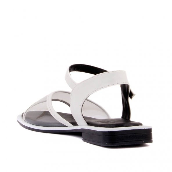 Moxee - Siyah Renk Kadın Şeffaf Sandalet - 9