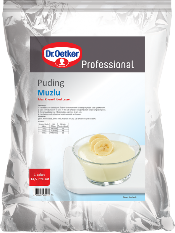 DR OETKER PUDİNG MUZ 3 KG