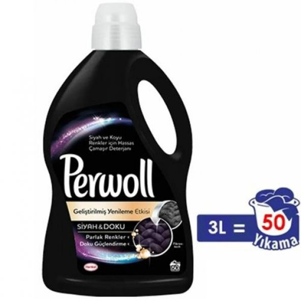 Perwoll Çamaşır Deterjanı Siyah Doku 3 lt 50Yıkama