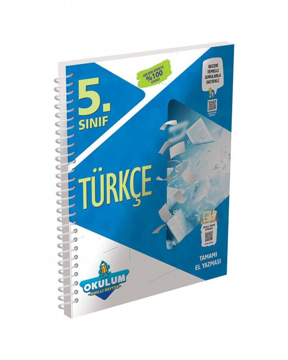 Murat 5.Sınıf Türkçe Okulum Akıllı Defter