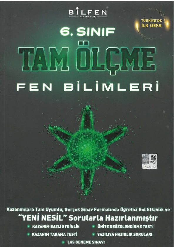 Bilfen 6.Sınıf Fen Bilimleri Tam Ölçme Yeni