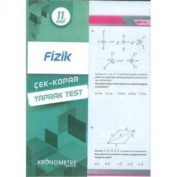 Kronometre 11. Sınıf Fizik Yaprak Test
