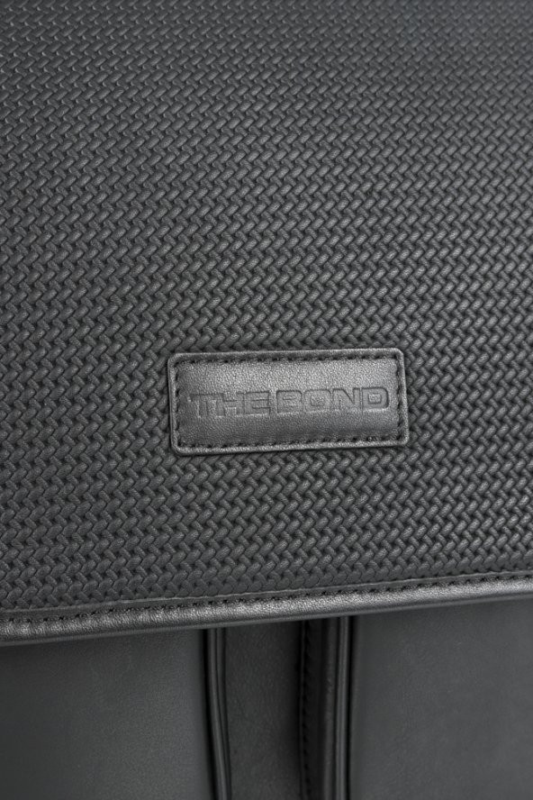 The Bond Siyah Erkek Postacı Çantası - 3
