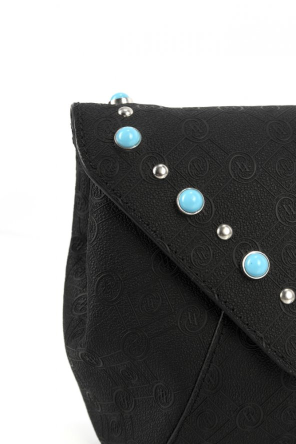 Vakko Mavi Zımba Detaylı Kadın Çanta - 3